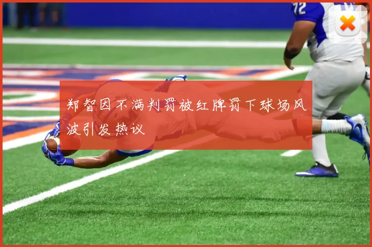郑智因不满判罚被红牌罚下球场风波引发热议